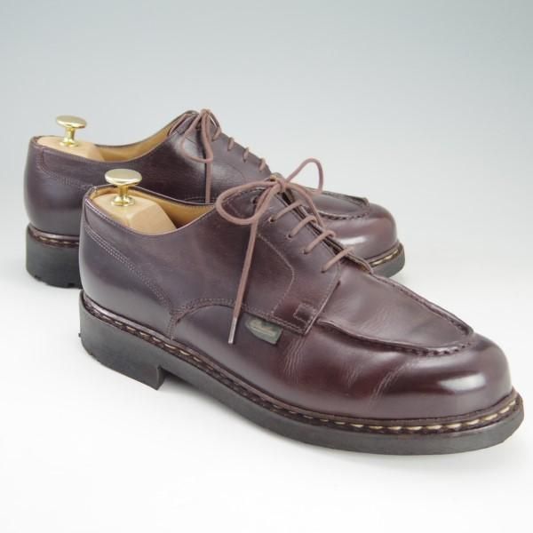 極上★パラブーツ SIZE 7【定価￥71,500-★シャンボード/CHAMBORD】TEXソール/リスレザー/CAFE/カフェ/濃茶/Uチップ/Paraboot★e555