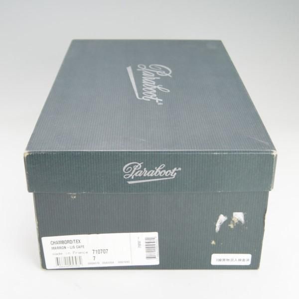 極上★パラブーツ SIZE 7【定価￥71,500-★シャンボード/CHAMBORD】TEXソール/リスレザー/CAFE/カフェ/濃茶/Uチップ/Paraboot★e555