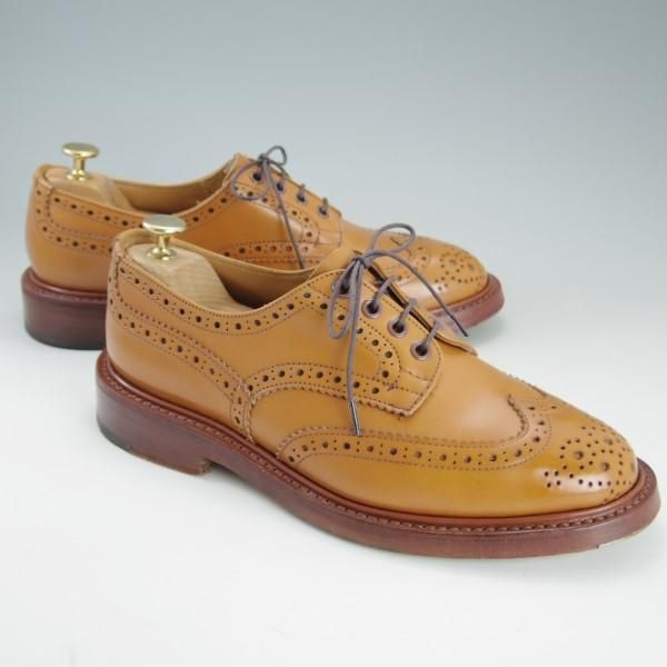 極上★トリッカーズ SIZE 7.5【定価￥84,700-★エイコンアンティーク/BOURTON/バートン】M5633/カントリー短靴/メンズ/Tricker's★e556