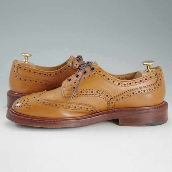 極上★トリッカーズ SIZE 7.5【定価￥84,700-★エイコンアンティーク/BOURTON/バートン】M5633/カントリー短靴/メンズ/Tricker's★e556