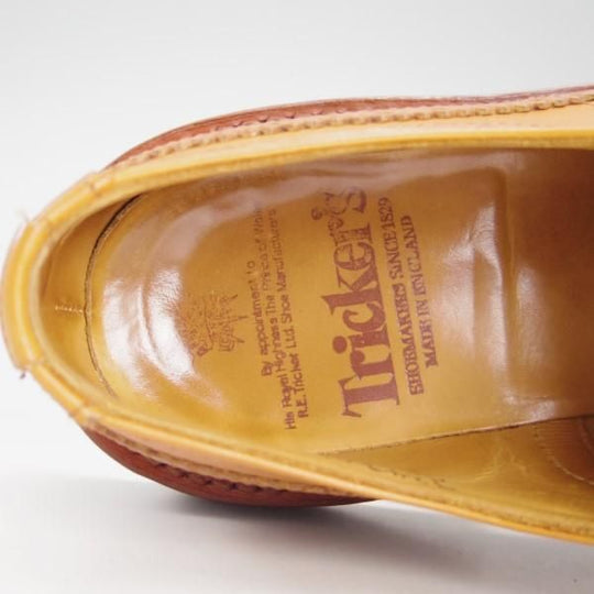 極上★トリッカーズ SIZE 7.5【定価￥84,700-★エイコンアンティーク/BOURTON/バートン】M5633/カントリー短靴/メンズ/Tricker's★e556