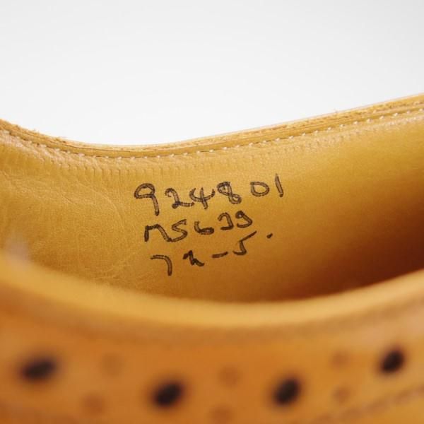 極上★トリッカーズ SIZE 7.5【定価￥84,700-★エイコンアンティーク/BOURTON/バートン】M5633/カントリー短靴/メンズ/Tricker's★e556