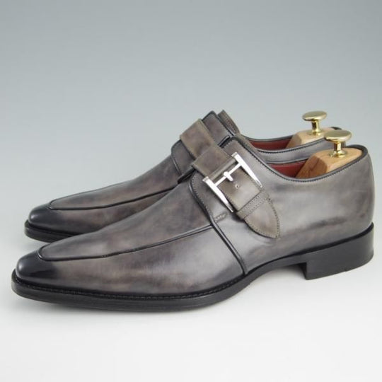 美品★(スペイン製)マグナーニ・セレクション SIZE 40【最上級ライン★ブラックラピド製法/ボロネーゼ】マグナムカーフ/MAGNANNI★e576