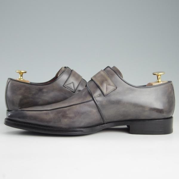 美品★(スペイン製)マグナーニ・セレクション SIZE 40【最上級ライン★ブラックラピド製法/ボロネーゼ】マグナムカーフ/MAGNANNI★e576