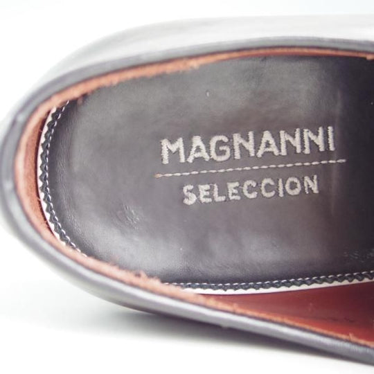 美品★(スペイン製)マグナーニ・セレクション SIZE 40【最上級ライン★ブラックラピド製法/ボロネーゼ】マグナムカーフ/MAGNANNI★e576