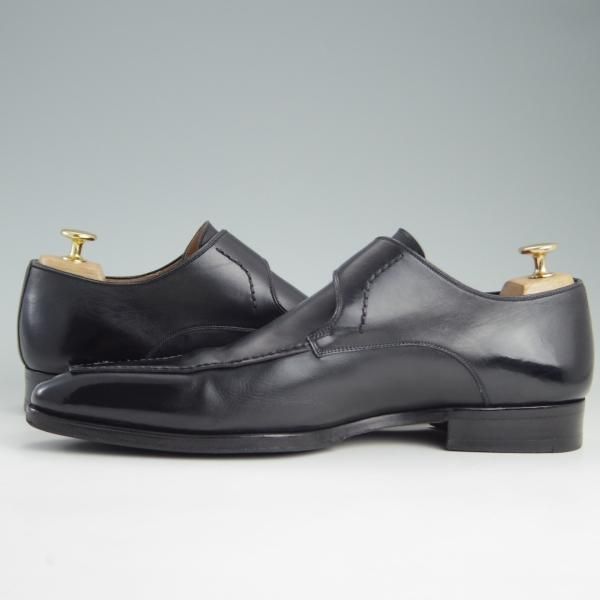 極上★(スペイン製)マグナーニ SIZE 42【★ボロネーゼ製法/モンクストラップ】11010/カーフ/黒/メンズ/MAGNANNI★e577