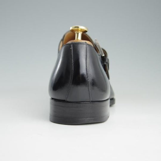 極上★(スペイン製)マグナーニ SIZE 42【★ボロネーゼ製法/モンクストラップ】11010/カーフ/黒/メンズ/MAGNANNI★e577