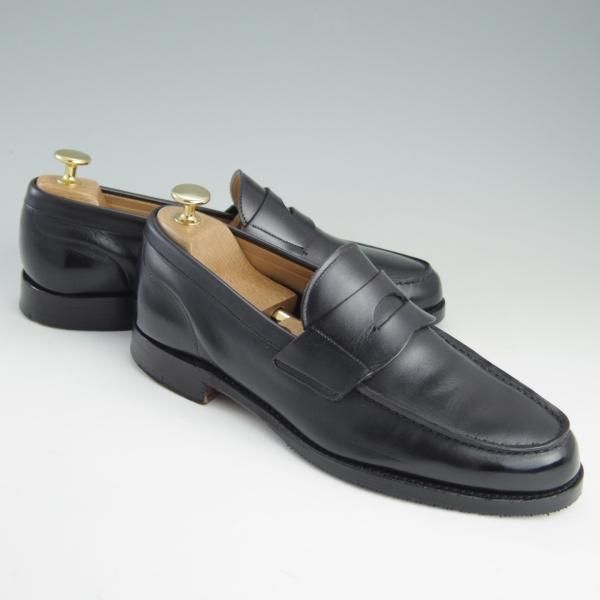 極上★チャーチ 65F/UK6.5【★コインローファー/BRISTOL2】ブリストル/106ラスト/5都市/カーフ/黒/メンズ/Church's★e579