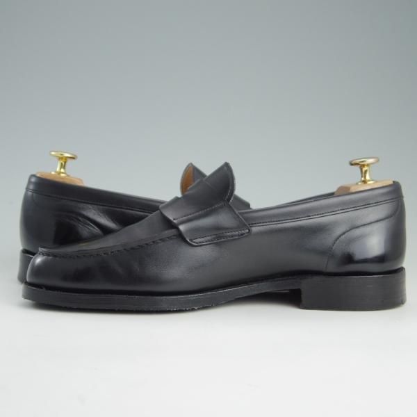 極上★チャーチ 65F/UK6.5【★コインローファー/BRISTOL2】ブリストル/106ラスト/5都市/カーフ/黒/メンズ/Church's★e579