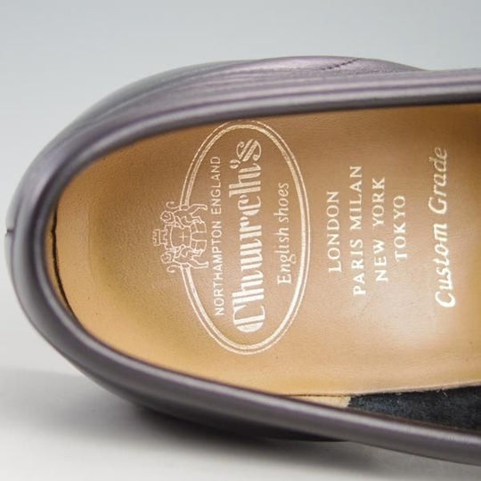 極上★チャーチ 65F/UK6.5【★コインローファー/BRISTOL2】ブリストル/106ラスト/5都市/カーフ/黒/メンズ/Church's★e579