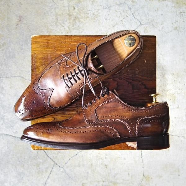 極上☆(伊)ステファノ・ブランキーニ SIZE 7【☆フルブローグ