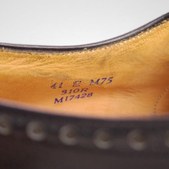 極上★チャーチ製 UK8程度【旧チャーチ★ブルックスブラザーズ別注/BROOKS ENGLISH】41E/910R/DEVON/M75ラスト/黒/Church's★e584