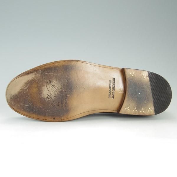 美品★(独)ハインリッヒ・ディンケラッカー SIZE 8.5【定価￥148,500-★茶/コードバン】WEIN/コインローファー/Heinrich Dinkelacker★e587