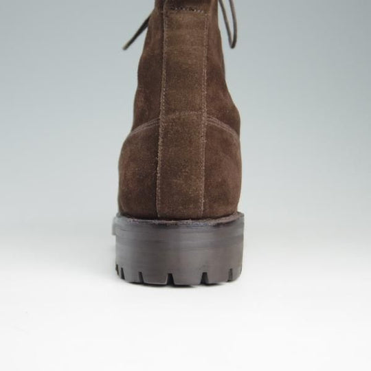 美品★クロケット&ジョーンズ 6E【コマンドソール仕様★RADNOR/ラドナー】228ラスト/ブーツ/濃茶/メンズ/Crockett&Jones★e591