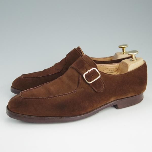 極上★クロケット&ジョーンズ 6.5E【スキンステッチ仕様★(英)ジョージクレバリー別注/ハンドグレード】337ラスト/Crockett&Jones★e593