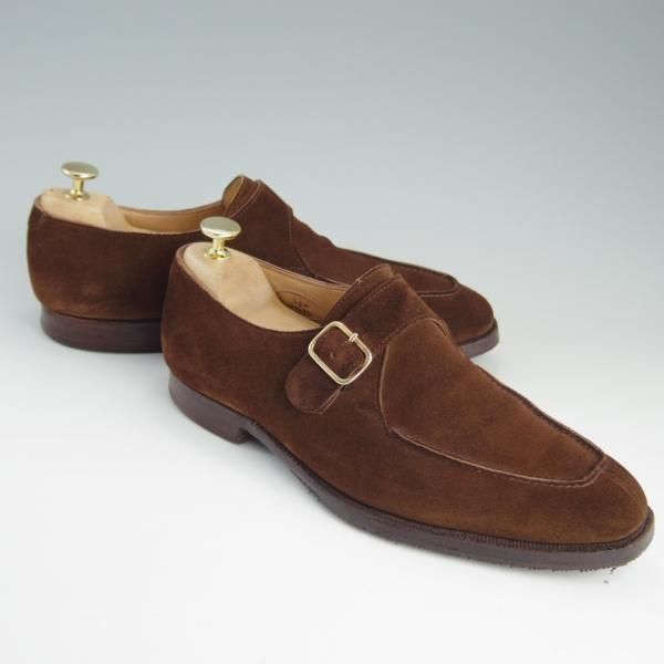 極上★クロケット&ジョーンズ 6.5E【スキンステッチ仕様★(英)ジョージクレバリー別注/ハンドグレード】337ラスト/Crockett&Jones★e593