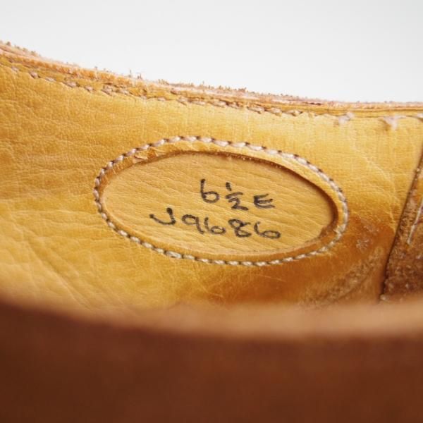 極上★クロケット&ジョーンズ 6.5E【スキンステッチ仕様★(英)ジョージクレバリー別注/ハンドグレード】337ラスト/Crockett&Jones★e593