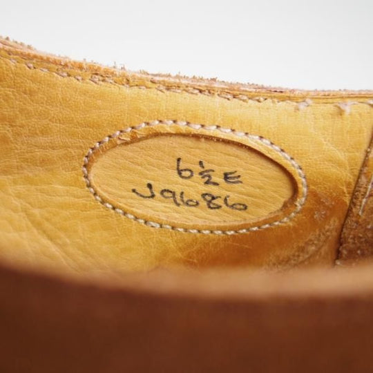 極上★クロケット&ジョーンズ 6.5E【スキンステッチ仕様★(英)ジョージクレバリー別注/ハンドグレード】337ラスト/Crockett&Jones★e593