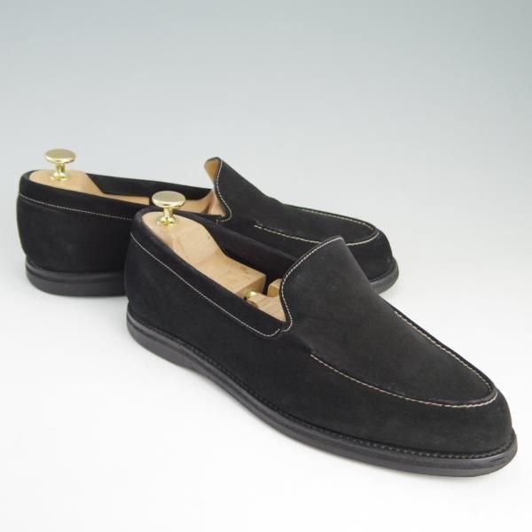 ラバーソールのスウェードロペス】ジョンロブ LOPEZ SUEDE Black