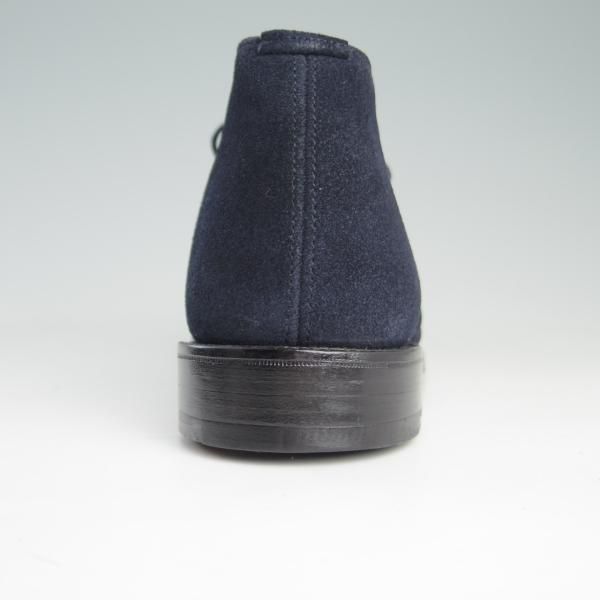 美品★トリッカーズ SIZE 6【貴重★ドレスライン/St James Collection】5156/チャッカブーツ/スエード/紺/メンズ/Tricker's★e596
