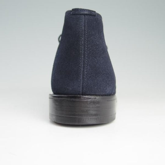 美品★トリッカーズ SIZE 6【貴重★ドレスライン/St James Collection】5156/チャッカブーツ/スエード/紺/メンズ/Tricker's★e596
