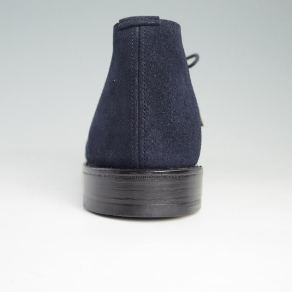 美品★トリッカーズ SIZE 6【貴重★ドレスライン/St James Collection】5156/チャッカブーツ/スエード/紺/メンズ/Tricker's★e596