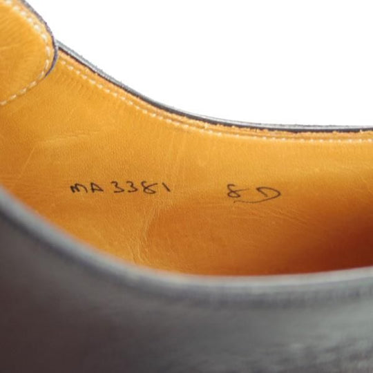 極上★クロケット&ジョーンズ UK7.5/US8D【★(米)ラルフローレン別注/POLO Ralph Lauren】モンクストラップ/黒/メンズ/Crockett&Jones★e597