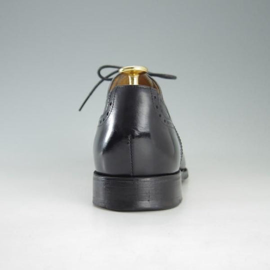 極上★(英)アルフレッド・サージェント製 UK8/US8.5D【★ブルックスブラザーズ別注/Peal&co】セミブローグ/黒/Alfred Sargent★e601