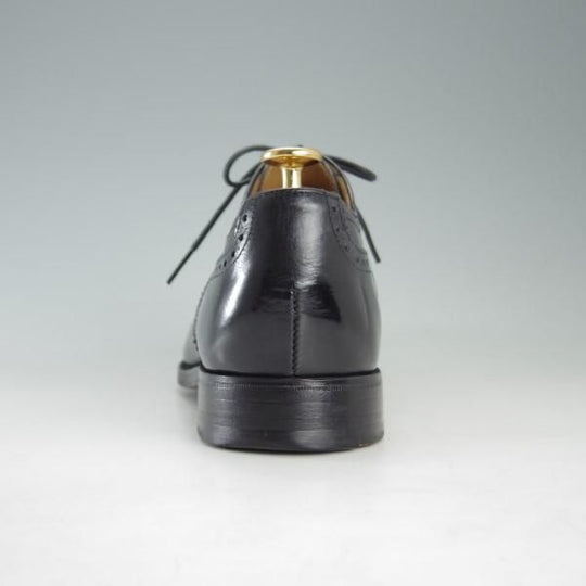 極上★(英)アルフレッド・サージェント製 UK8/US8.5D【★ブルックスブラザーズ別注/Peal&co】セミブローグ/黒/Alfred Sargent★e601