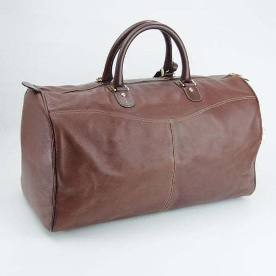 極上★(英)ダンヒル/dunhill【★レザー/ボストンバッグ】メンズ/ビジネス/バッグ/茶★N5528
