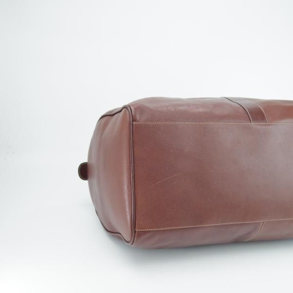 極上★(英)ダンヒル/dunhill【★レザー/ボストンバッグ】メンズ/ビジネス/バッグ/茶★N5528