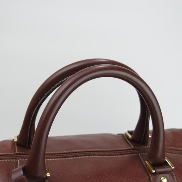 極上★(英)ダンヒル/dunhill【★レザー/ボストンバッグ】メンズ/ビジネス/バッグ/茶★N5528