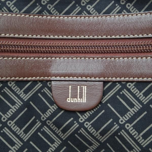 極上★(英)ダンヒル/dunhill【★レザー/ボストンバッグ】メンズ/ビジネス/バッグ/茶★N5528