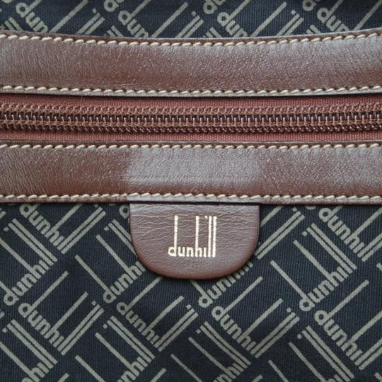 極上★(英)ダンヒル/dunhill【★レザー/ボストンバッグ】メンズ/ビジネス/バッグ/茶★N5528
