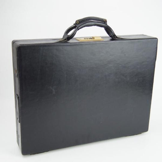 極上★(米)ハートマン/hartmann luggage【定価20万円以上★アタッシュケース】ベルティングレザー/黒/メンズ/ビジネス/バッグ★N5529