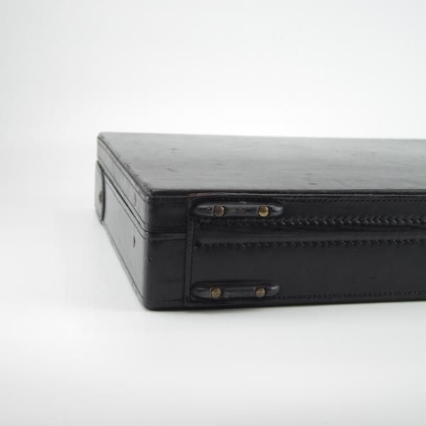 極上★(米)ハートマン/hartmann luggage【定価20万円以上★アタッシュケース】ベルティングレザー/黒/メンズ/ビジネス/バッグ★N5529