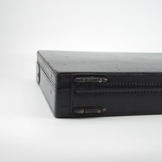 極上★(米)ハートマン/hartmann luggage【定価20万円以上★アタッシュケース】ベルティングレザー/黒/メンズ/ビジネス/バッグ★N5529