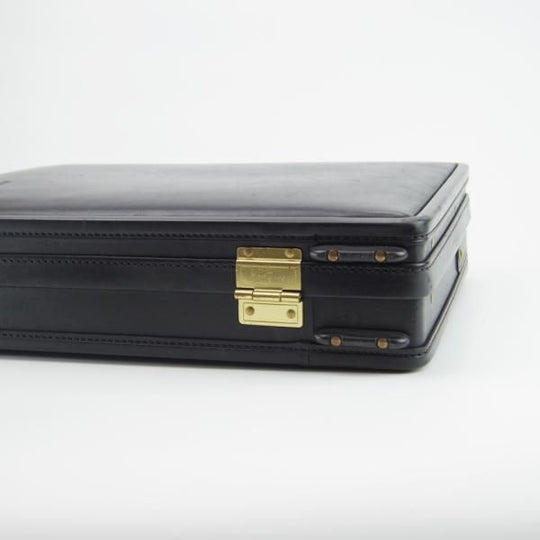極上★(米)ハートマン/hartmann luggage【定価20万円以上★アタッシュケース】ベルティングレザー/黒/メンズ/ビジネス/バッグ★N5530