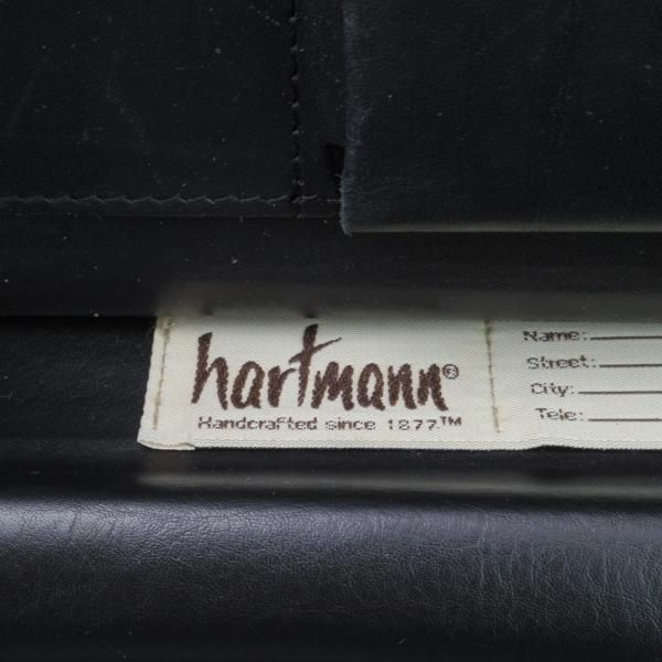 極上★(米)ハートマン/hartmann luggage【定価20万円以上★アタッシュケース】ベルティングレザー/黒/メンズ/ビジネス/バッグ★N5530
