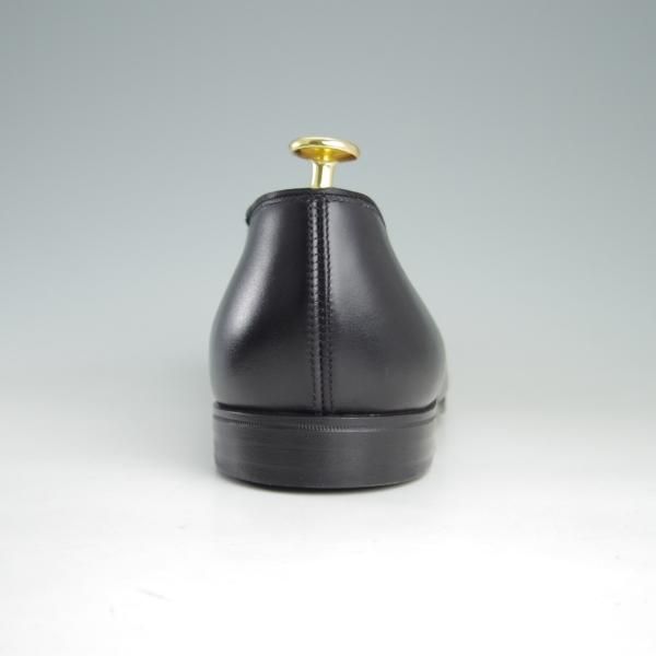 未使用★クロケット&ジョーンズ 9EX【★オペラパンプス】リボンローファー/カーフ/黒/メンズ/Crockett&Jones★e603