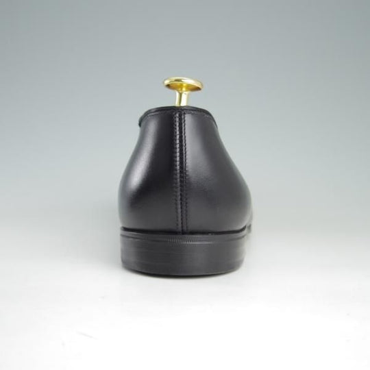 未使用★クロケット&ジョーンズ 9EX【★オペラパンプス】リボンローファー/カーフ/黒/メンズ/Crockett&Jones★e603