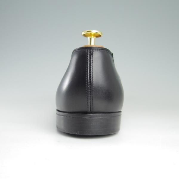 未使用★クロケット&ジョーンズ 9EX【★オペラパンプス】リボンローファー/カーフ/黒/メンズ/Crockett&Jones★e603