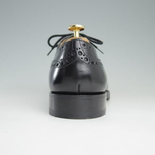 新品★チャーチ 75G/UK7.5【定価￥96,800-★BURWOOD/バーウッド】81ラスト/5都市ロゴ/ポリッシュドバインダーカーフ/黒/Church's★e605