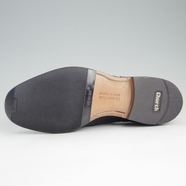 新品★チャーチ 75G/UK7.5【定価￥96,800-★BURWOOD/バーウッド】81ラスト/5都市ロゴ/ポリッシュドバインダーカーフ/黒/Church's★e605