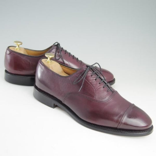 極上★(米)アレンエドモンズ 8.5D【定価￥75,900-★パークアベニュー/Park Avenue】ストレートチップ/カーフ/赤茶/ALLEN EDMONDS★e608