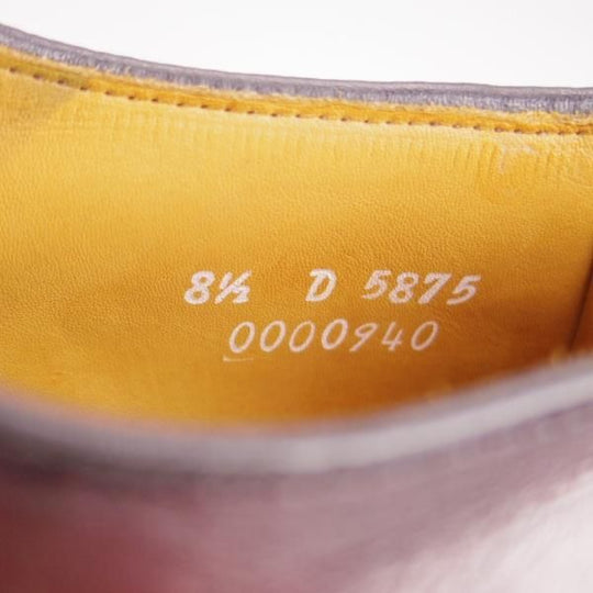 極上★(米)アレンエドモンズ 8.5D【定価￥75,900-★パークアベニュー/Park Avenue】ストレートチップ/カーフ/赤茶/ALLEN EDMONDS★e608