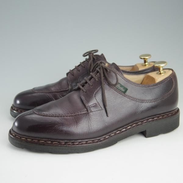 極上★パラブーツ SIZE 6.5【定価￥71,500-★アヴィニョン/AVIGNON】カフェ/CAFE/グリフソール/Uチップ/リスレザー/Paraboot★e609