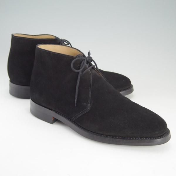 極美品★クロケット&ジョーンズ 6E【ダイナイトソール仕様★バーニーズNY別注/EVESHAM】318ラスト/チャッカブーツ/Crockett&Jones★e612