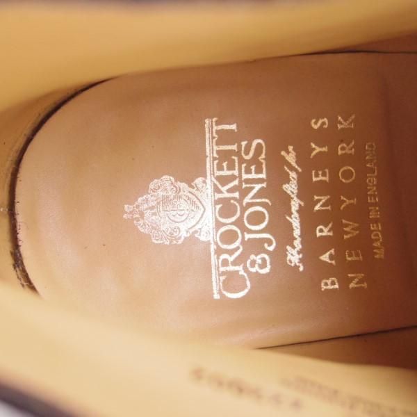 極美品★クロケット&ジョーンズ 6E【ダイナイトソール仕様★バーニーズNY別注/EVESHAM】318ラスト/チャッカブーツ/Crockett&Jones★e612