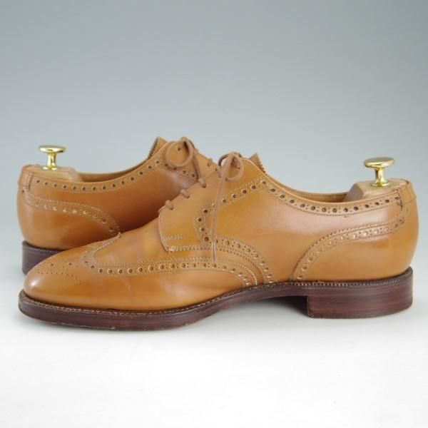 極上★クロケット&ジョーンズ 8E【★ロイドフットウェア別注/Lloyd Footwear】224ラスト/フルブローグ/カーフ/茶/Crockett&Jones★e613